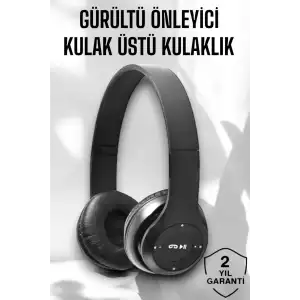 AsilTech Ayarlanabilir Kafa Bandı ile Yüksek Performanslı Bluetooth Kulaklık