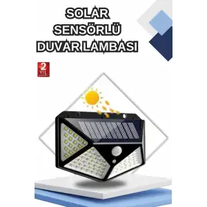 AsilTech Bahçe Lambası Bahçe Aydınlatma Sensörlü Suya Dayanıklı 100 Led
