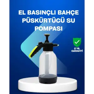AsilTech Basınçlı Manuel Köpük Pompası 2L Ayarlanabilir Sprey Başlıklı Temizlik