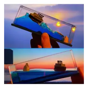 AsilTech Batmayan Gemi Akvaryum