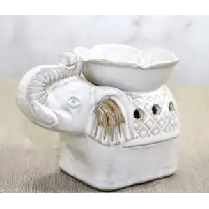 AsilTech Beyaz Seramik Filli Buhurdanlık