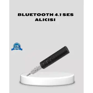 AsilTech Bluetooth 4.1 Müzik Alıcısı 3.5mm Aux Girişli Mini Kablosuz Adaptör