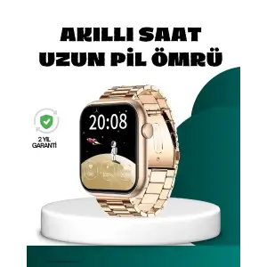AsilTech Bluetooth Arama Özellikli Akıllı Saat Uzun Pil Ömürlü