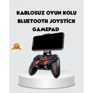 AsilTech Bluetooth Gamepad Kablosuz Oyun Kumandası Tek Cihaz Destekli