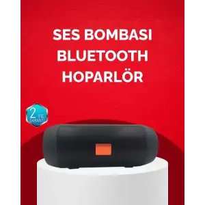 AsilTech Bluetooth Hoparlör 20W Bass Güçlü Ses USB Flash AUX Destekli