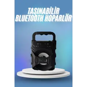 AsilTech Bluetooth Hoparlör Android ve İOS Uyumlu Ses Bombası USB Girişli Taşınabilir