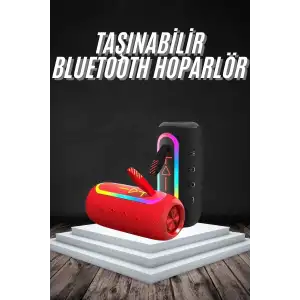 AsilTech Bluetooth Hoparlör USB Şarjlı Uzun Pil Ömrü Android ve İOS Uyumlu Renkli