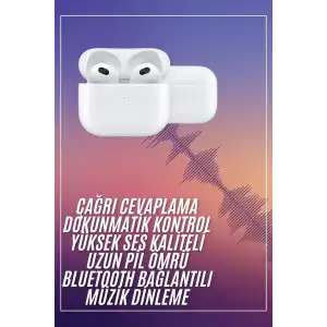 AsilTech Bluetooth Kulaklık 3. Nesil Ios Android Uyumlu Yeni Nesil Wireless Charge