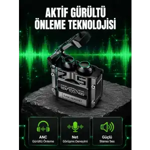 AsilTech Bluetooth Kulaklık Kablosuz ANC Gürültü Önleyici Stereo Ses Yeni Nesil