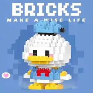 AsilTech Bricks Donald Duck Mini Lego Figürü