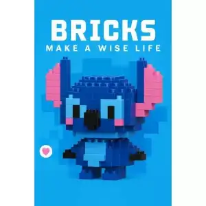 AsilTech Bricks Stitch Mini Lego Figürü