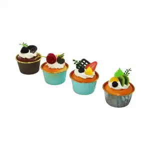 AsilTech Buzdolabı Magneti - Mini Muffin Tasarımlı - Karışık Model