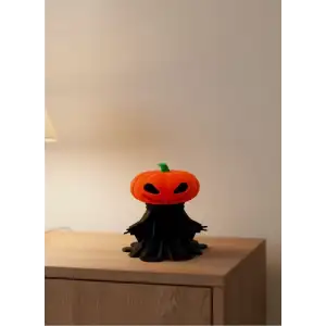 AsilTech Cadılar Bayramı Temalı Balkabağı Figür 9cm Dekor Objesi