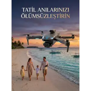 AsilTech Canlı Görüntü Aktarımlı Katlanabilir Kamera Dron
