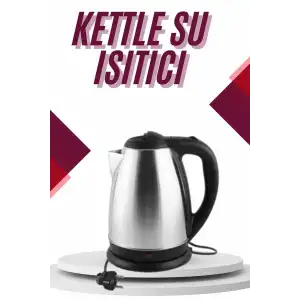 AsilTech Çelik Su Isıtıcı Kettle Dayanıklı Paslanmaz Çelik Uzun Ömürlü