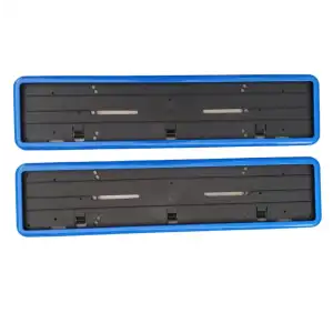 AsilTech Çerçeveli Plakalık Plaka Altlığı Mavi 2li