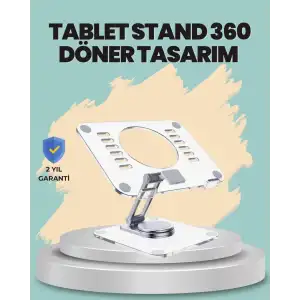 AsilTech Çift Eksenli Ayarlanabilir Tablet Destek Standı