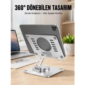 AsilTech Çift Eksenli Ayarlanabilir Tablet Destek Standı Yeni Nesil