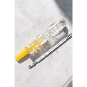 AsilTech Çift Taraflı Elektrik Kontrol Kalemi Şeffaf Tornavida