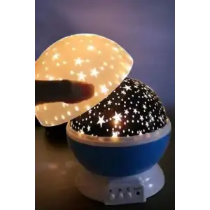 AsilTech Çocuklara Özel Yıldızlı Gece Lambası