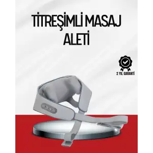 AsilTech Çok Fonksiyonlu Kablosuz Masaj Aleti | 2 Modlu Isıtmalı