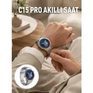 AsilTech Dayanıklı Kordonlu Şarjlı Akıllı Saat Yeni Nesil