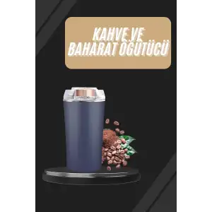 AsilTech Dayanıklı Paslanmaz Çelik Kolay Kullanım Kahve Ve Baharat Öğütücü
