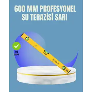 AsilTech Dayanıklı Plastik Gövdeli 600 mm Su Terazisi