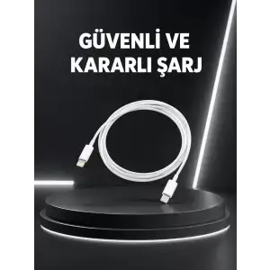 AsilTech Dayanıklı TPE Lightning Kablo – 30W Hızlı Şarj ve Veri Transferi