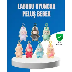 AsilTech Dekoratif Labubu Karakter Figürü – Kaliteli Peluş Malzeme