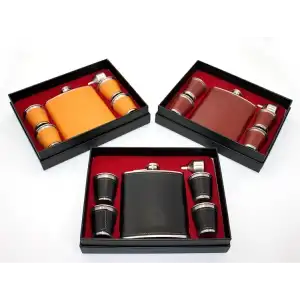 AsilTech Derili 4 Shot Bardaklı Matara Seti