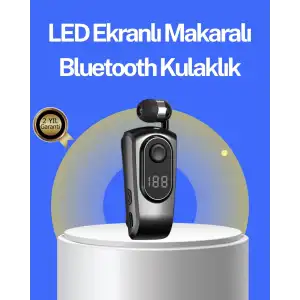 AsilTech Dijital Ekranlı Bluetooth Kulaklık – Titreşimli Bildirim, 25 Saat Kullanım