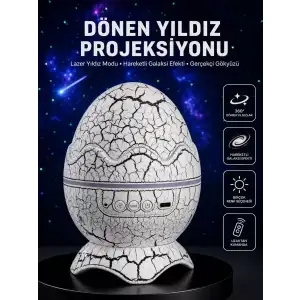 AsilTech Dinazor Yumurta Gece Lambası