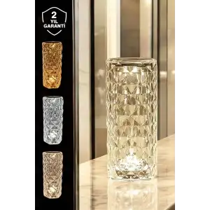 AsilTech Dokunmatik Kristal Gece Lambası Hediyelik