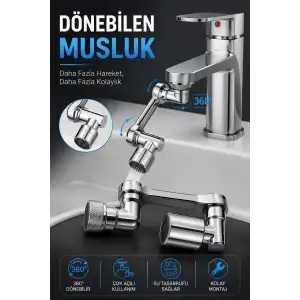 AsilTech DÖNEBİLEN MUSLUK ÖZEL SU AKIŞ TASARIMI