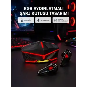 AsilTech Düşük Gecikmeli Gaming Bluetooth Kulaklık