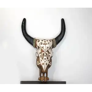 AsilTech Duvara Asmalı Bufalo Kafası
