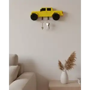 AsilTech Duvara Monte Araba Anahtarlık Dekoratif ve Kullanışlı