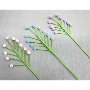 AsilTech El Örgüsü Dekoratif Tomurcuk Çiçeği