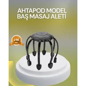 AsilTech Elektrikli Kafa Masaj Aleti Çok Noktalı 360 Derece Kapsama