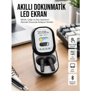 AsilTech ENC Destekli Bluetooth 5.4 Kulaklık – EQ Ayarlı, Akıllı Kutulu