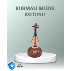 AsilTech Enstrüman Figürlü Melodi Çalan Dekoratif Müzik Kutusu