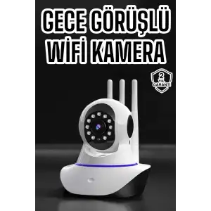 AsilTech Ev Kamerası Wifi Kamerası Video Kayıt Çift Yönlü Hareket Sensörü Bebek