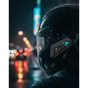 AsilTech Evrensel Kask Uyumlu Bluetooth Intercom Kulaklık