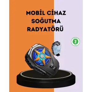 AsilTech Evrensel Uyumlu Type-C Şarjlı Cep Telefonu Radyatörü