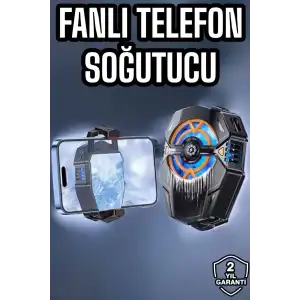 AsilTech Fanlı Telefon Soğutucu Pervaneli Soğutma Fanı