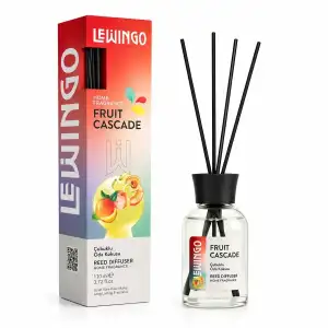 AsilTech Fruit Cascade Bambu Çubuklu Oda Kokusu - 110 ml - Cam Şişe 