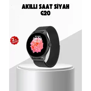 AsilTech G20 Mini Akıllı Saat – iPhone & Android Uyumlu, Adım Sayar ve Uyku Takipli