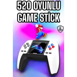 AsilTech Game Stick 520 Oyunlu Retro Konsol Çocuklara Özel