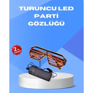 AsilTech Gece Eğlencelerine Özel Renkli LED Işıklı Gözlük